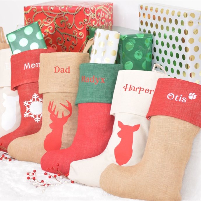 Personalized Christmas Stockings Only $8.99! (All Cotton Lined)