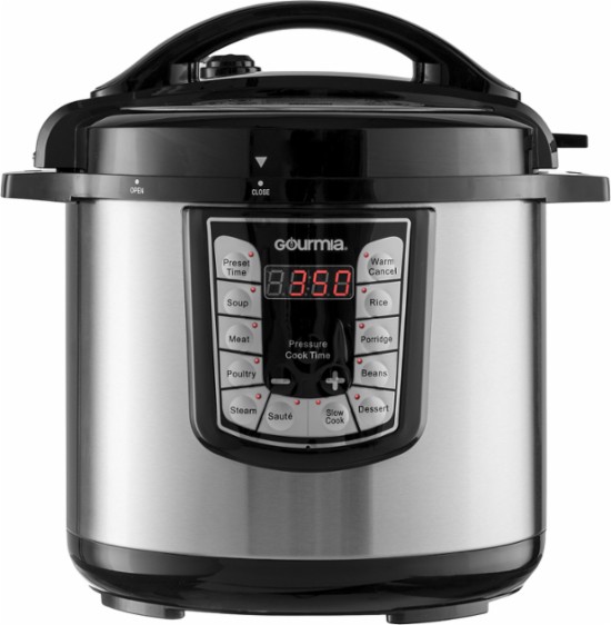 Gourmia 8 Quart Pressure Cooker (Stainless Steel) Only $49.99 Shipped!