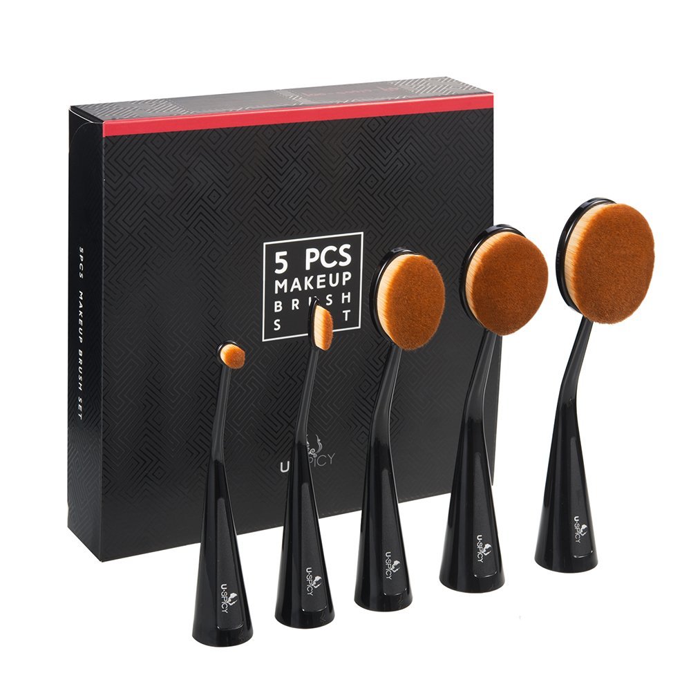 Amazon: Oval Makeup Brush Set Only $6.99!