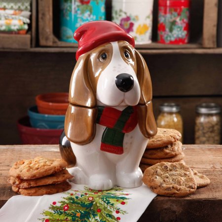The Pioneer Woman Holiday Charlie Cookie Jar Only $9.42! Super Cute Gift Idea!