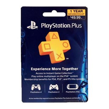 PlayStation Plus 1 Year Membership $39.99!