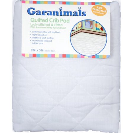 Garanimals Quilted Fitted Crib Pad Only $4.94! (100% Waterproof)