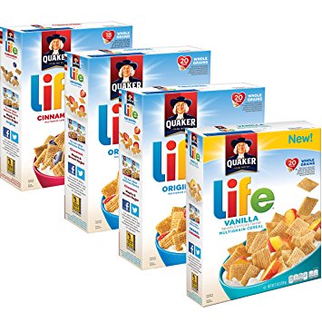 Quaker Life Breakfast Cereal Variety Pack (52oz) Only $8.35 Shipped!