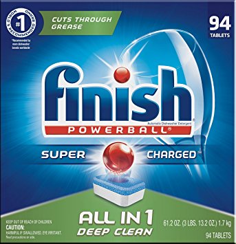Finish All in 1 Powerball Fresh (94 Count) Dishwasher Detergent Tablets Only $9.99!