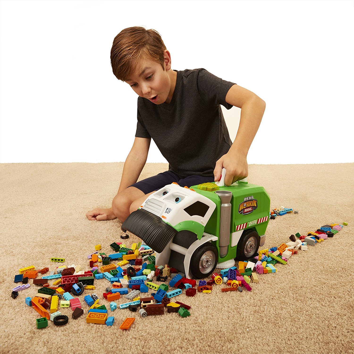 Real Workin Buddies: Mr. Dusty The Super Duper Toy Eating Garbage Truck—$27.99!