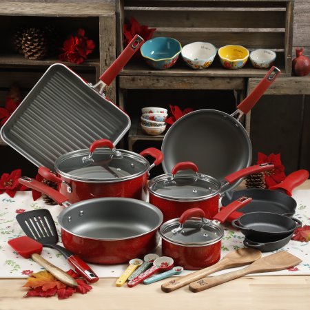 The Pioneer Woman 30pc Cookware Set Only $94.00! (Reg $199.00)