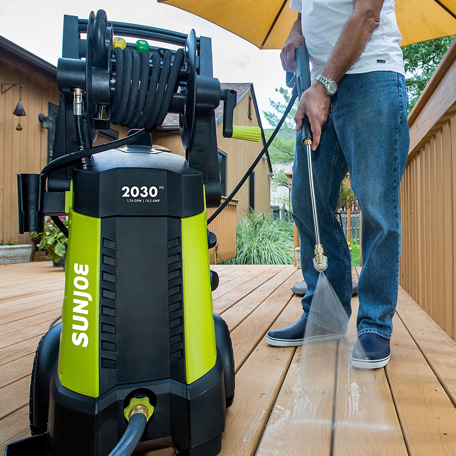 Sun Joe Electric Pressure Washer with Hose Reel Only $127.99 Shipped!