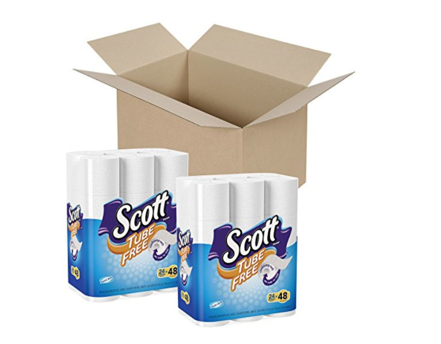 Scott Tube-Free Toilet Paper 48-Count Double Roll Just $11.39 Shipped!