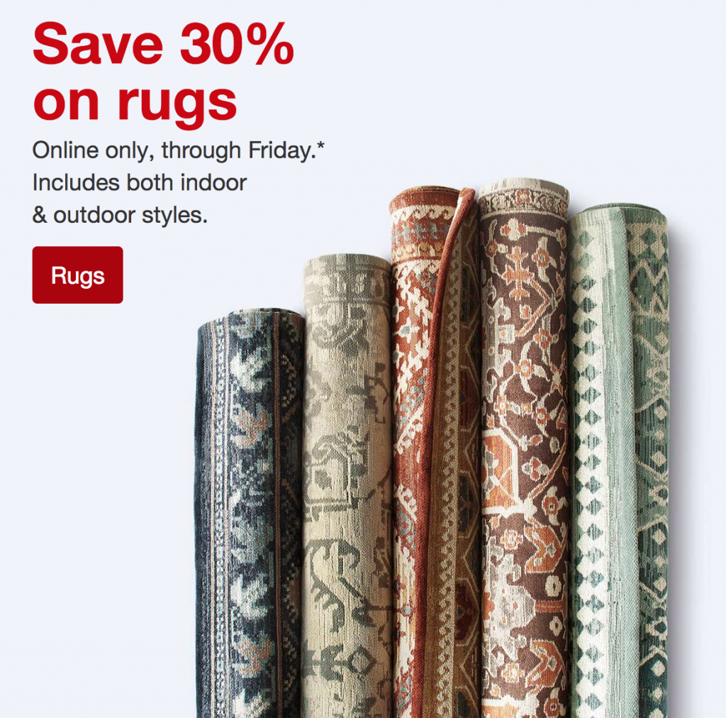 30% Off Indoor & Outdoor Rugs Through Friday At Target!
