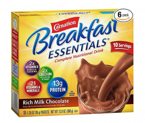 Prime Exclusive: Carnation Breakfast Essentials Milk Chocolate 60-Count Just $12.34 Shipped!