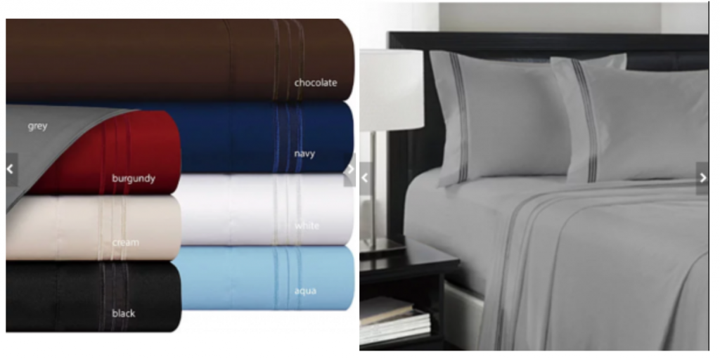 Ultra Soft 1800 Supreme Collection Bed Sheet Set Just $16.99! (Reg. $129.99)