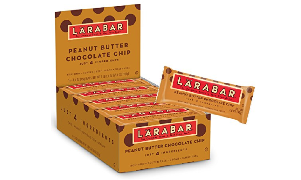 Larabar Peanut Butter Chocolate Chip Gluten Free Bar 16-Count Just $10.99 Shipped!