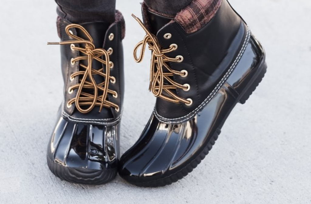 Fashion Duck Boots 2 Styles Just $23.99!