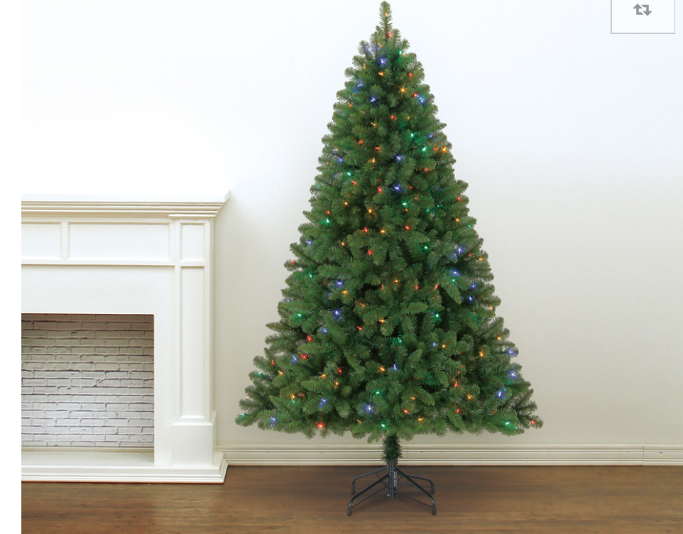 Holiday Living 6.5-ft Pre-lit Seneca Pine Christmas Tree Just $66.00! (Reg. $88.00)