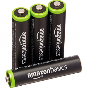 AmazonBasics AAA Rechargeable Batteries 4-Pack Just $4.99!
