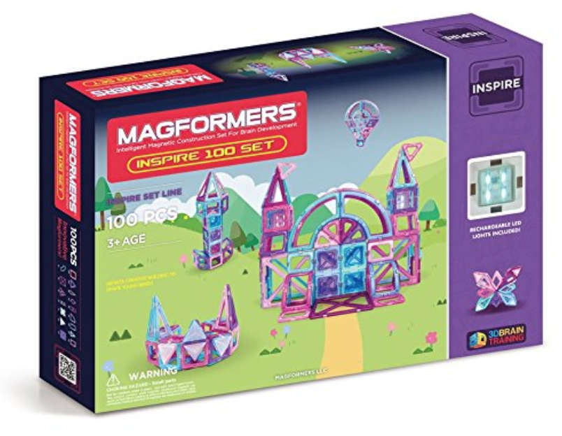 Black Friday Deal! MAGFORMERS Inspire 100-Piece Set $99.98! (Reg. $219.98)