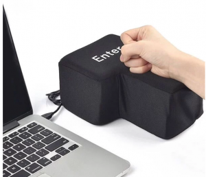 USB Big Enter Key Stress Relief Toy Just $6.50 Shipped! Great White Elephant Gift!