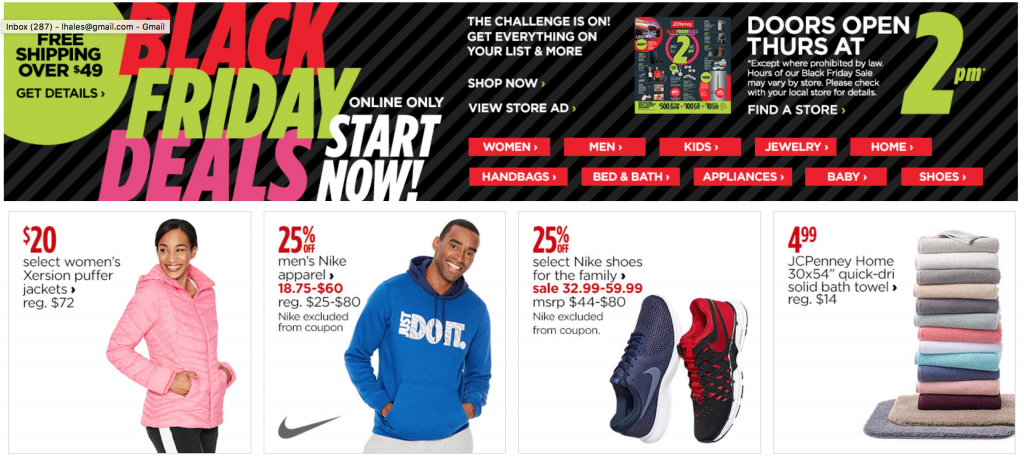 JC Penney Online Black Friday Deals Are Live Now! Shop Now Before Deals End!