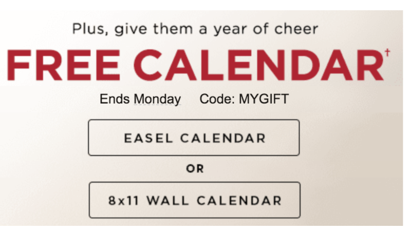 FREE Calendar Offer From Shutterfly Ends Today! Just Pay Shipping!