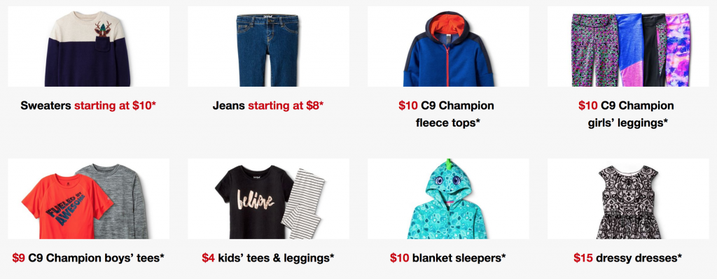Savings On Apparel For Kids During Target’s Black Friday Event!