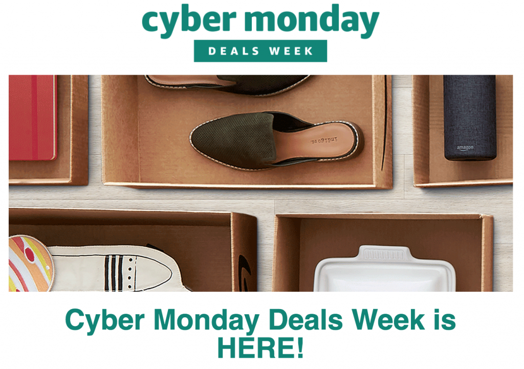 Cyber Monday Deals Week Is Here On Amazon!