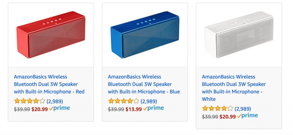 AmazonBasics Wireless Bluetooth Speaker As Low As $13.99 Today Only!