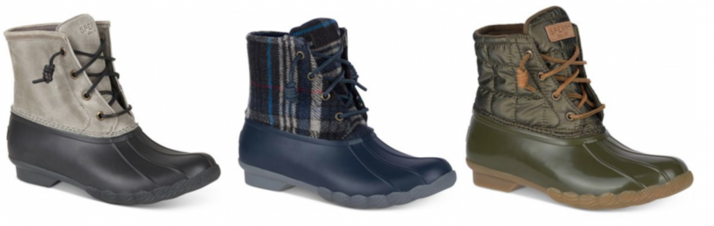 Sperry Women’s Saltwater Duck Booties Just $48.00! (Reg. $120) Selling Fast!