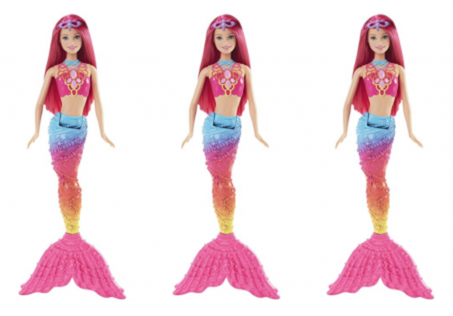 Barbie Mermaid Doll Rainbow Fashion Just $12.99! (Reg. $23.99)