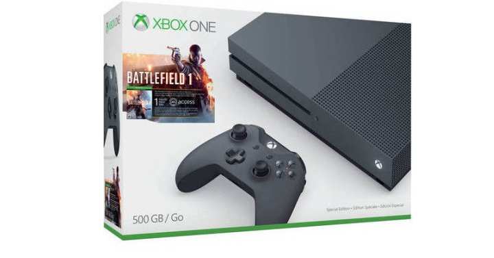 Microsoft Xbox One S Battlefield 1 Special Edition Bundle Only $199.96 Shipped! (Reg. $279.96)