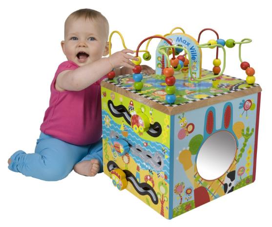 ALEX Jr. Maxville Wooden Activity Cube – Only $39.87 Shipped!