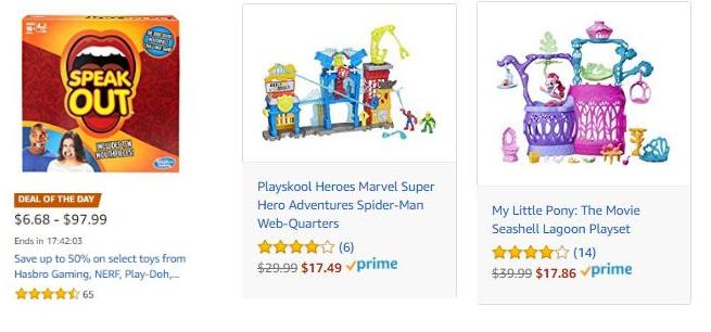 Save up to 50% off Select Toys and Games at Amazon!