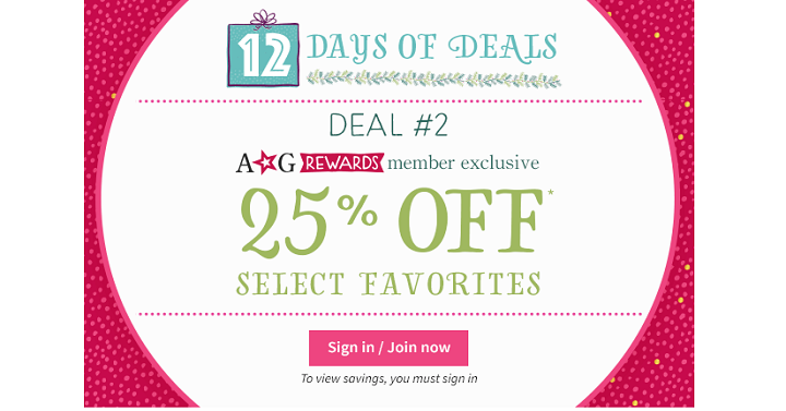 American Girl: Save 25% Off Outfits, Jewelry, Accessories & More TODAY ONLY!