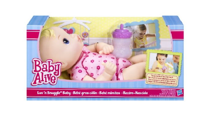 Baby Alive Luv ‘n Snuggle Baby Blonde Only $7.19 Shipped!