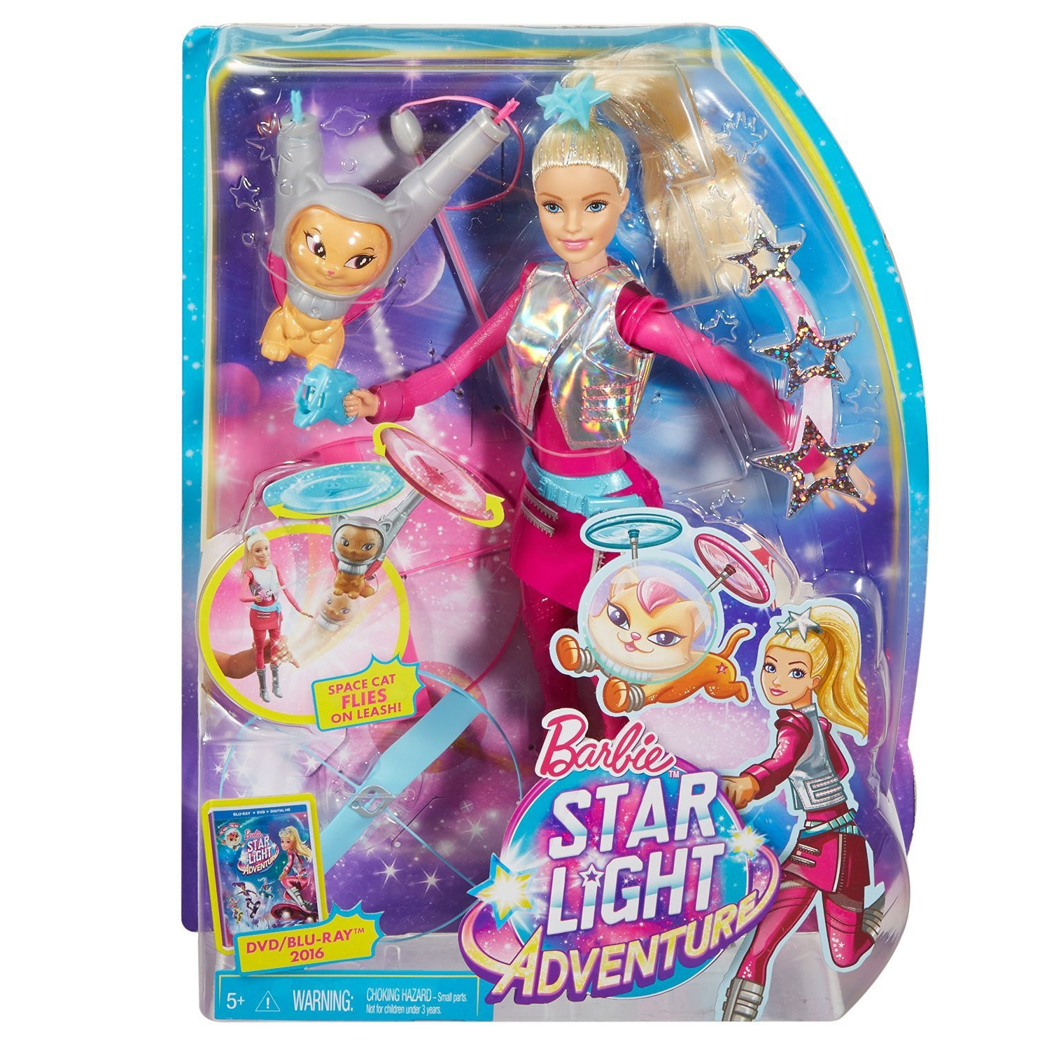 Amazon: Barbie Star Light Galaxy Barbie Doll & Flying Cat Only $9.00! (Reg $24.99)