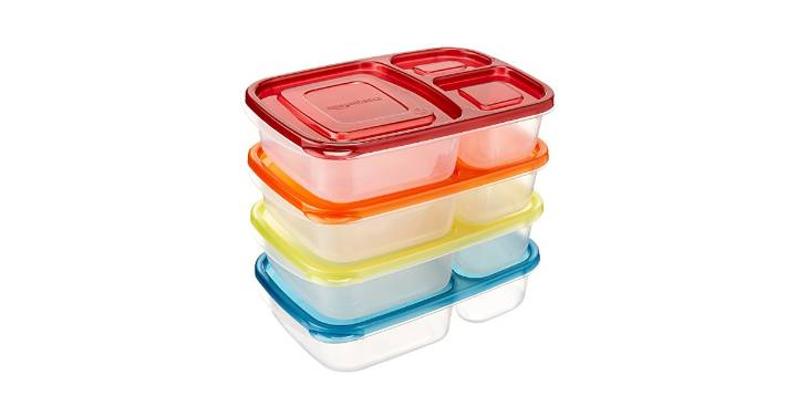 AmazonBasics Set of 4 Bento Lunch Box Containers – Just $9.99!