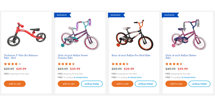 ToysRUs: Save 40% Off Bikes For The Family! Kids Bikes Starting at $39.99 Shipped!