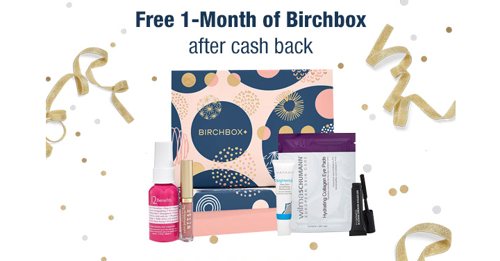 Awesome Freebie! Get FREE 1-Month of Birchbox from TopCashBack!