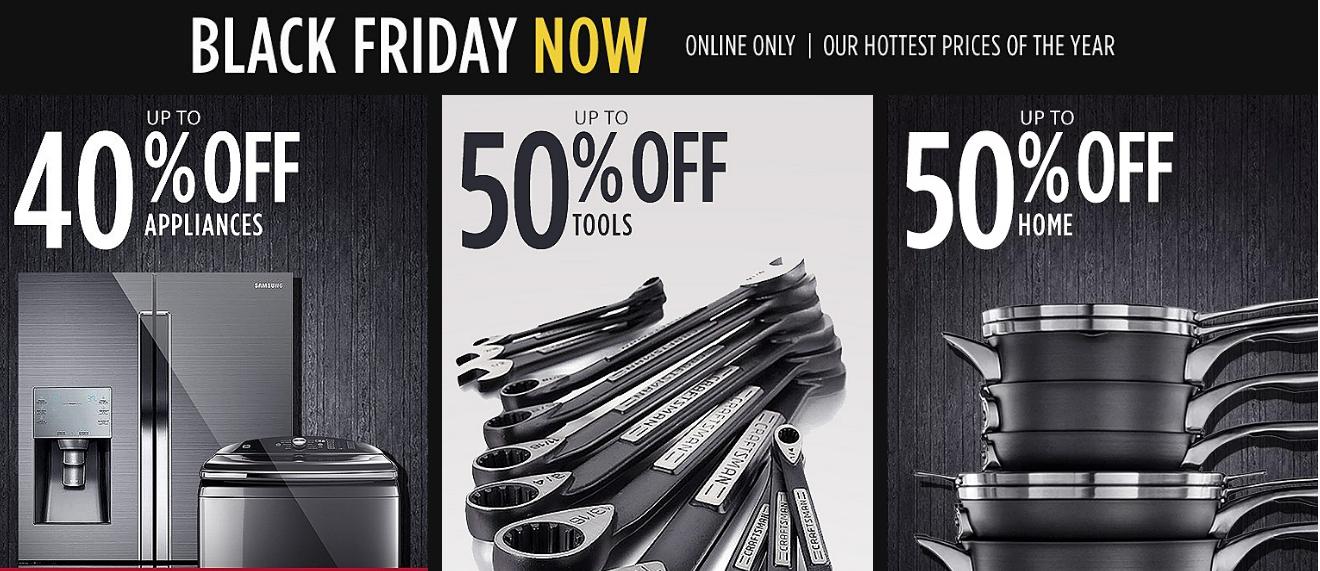 Score Black Friday Deals NOW at Sears!