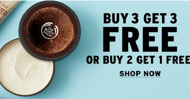 The Body Shop: Buy 3, Get 3 FREE! Get 6 Popular Body Butters for Only $3.50 Each Shipped! Fun Christmas Gifts!
