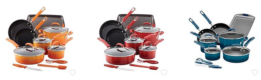Rachael Ray 14-Piece Hard Enamel Nonstick Cookware Set with Prep Tools Only $89.97 Shipped! BLACK FRIDAY DEAL!