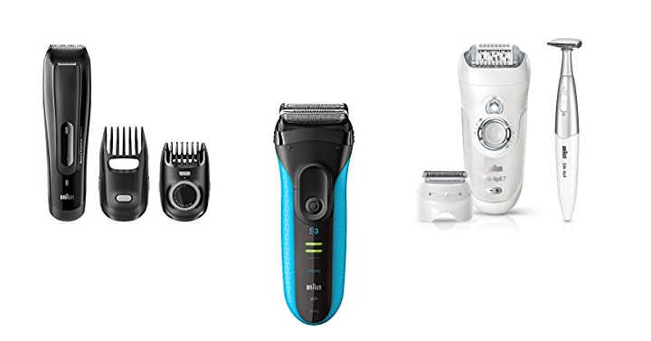 Save up to 25% on Braun and Venus! Today only!