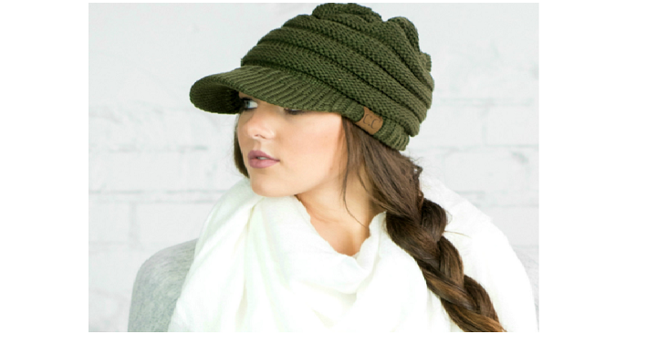 C.C Brand Knit Brimmed Cap Only $12.99! (Reg. $39.99) 9 Colors to Choose From!