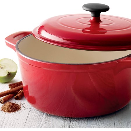 Tramontina 5.5-Qt Enameled Cast Iron Round Dutch Oven Only $29.92! (Reg $42.86)