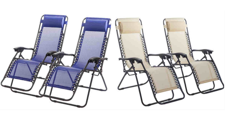 Two Zero Gravity Chairs Only $31.99 Shipped! That’s $16 Each!
