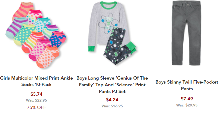 RUN! The Children’s Place: Take 75% off Clearance = Fun Stocking Stuffers Only $1.25 Shipped!