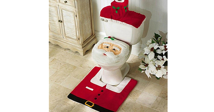 Christmas Decor for the Bathroom Toilet – Just $5.99! Free shipping!