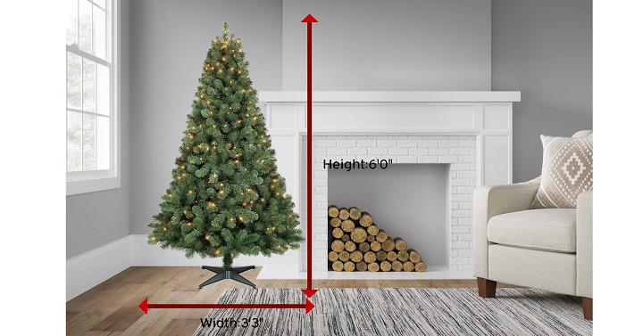 Target REDcard Holders: Black Friday 6ft Prelit Full Artificial Christmas Tree Only $28.00!