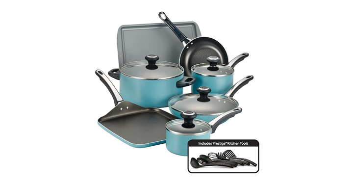 Kohl’s 30% Off! Earn Kohl’s Cash! Spend Kohl’s Cash! Stack Codes! FREE Shipping! Farberware High Performance 17-pc. Nonstick Cookware Set – Just $59.49! Plus earn $10 in Kohl’s Cash!