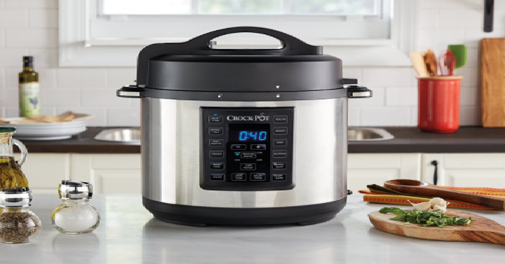 Crock-Pot 6 Qt 8-in-1 Multi-Use Pressure Cooker Only $49.99 Shipped! (Reg. $79.99)