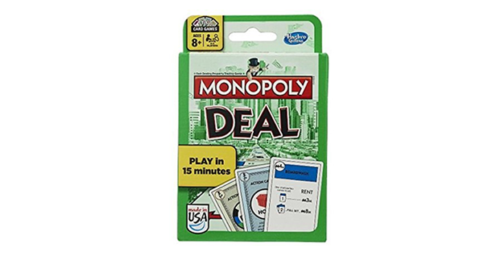 Hasbro Gaming Monopoly Deal Card Game – Just $3.79!